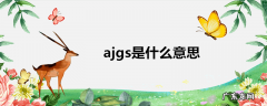 ajgs是什么意思
