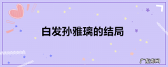 白发孙雅璃的结局