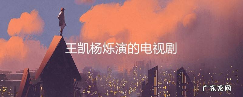 王凯杨烁演的电视剧