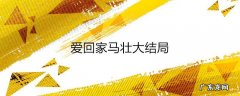 爱回家马壮大结局