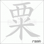 粟怎么读