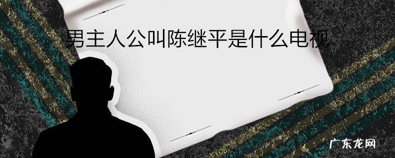 男主人公叫陈继平是什么电视