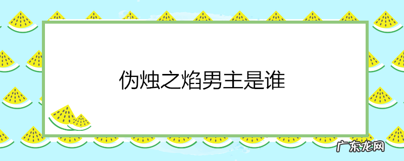 伪烛之焰男主是谁