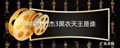 神探狄仁杰3黑衣天王是谁