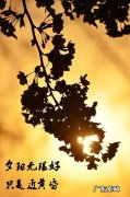 夕阳西下下一句