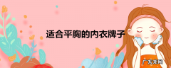 适合平胸的内衣牌子