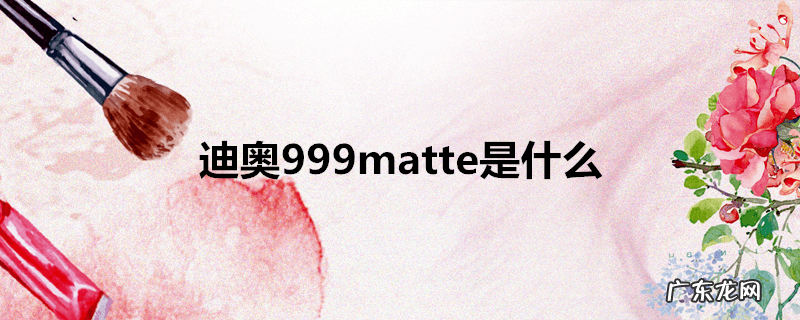 迪奥999matte是什么