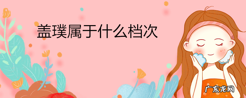 盖璞属于什么档次
