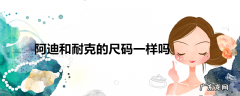 阿迪和耐克的尺码一样吗