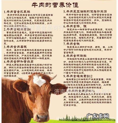 牛肉的营养价值