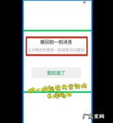 微信撤回拍一拍对方能看到吗