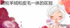 颗粒羊绒和皮毛一体的区别