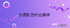 小虎队为什么解体