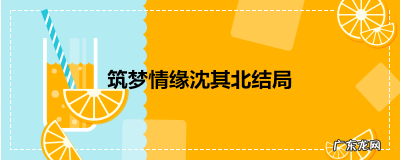 筑梦情缘沈其北结局