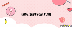 魏思澄跑男第几期
