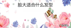 脸大适合什么发型