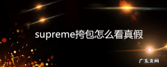 supreme挎包怎么看真假