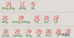 二点水与什么有关？二点水在名字中是什么意思？