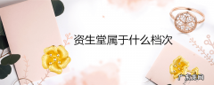 资生堂属于什么档次