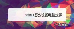 电脑如何分屏win11？看完这个教程,你也能轻松搞定!