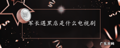 军长遇黑店是什么电视剧