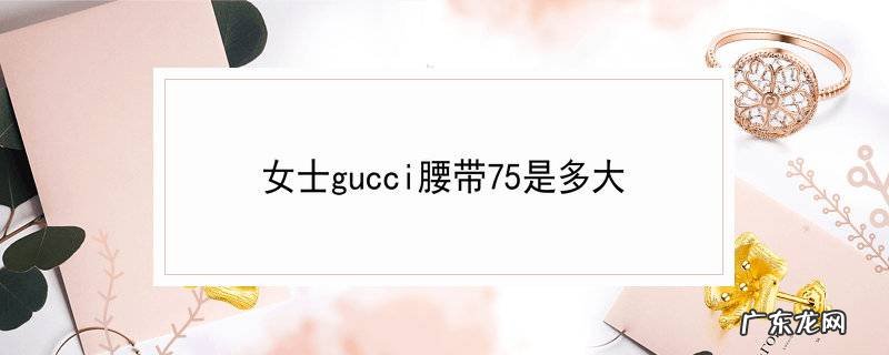 女士gucci腰带75是多大