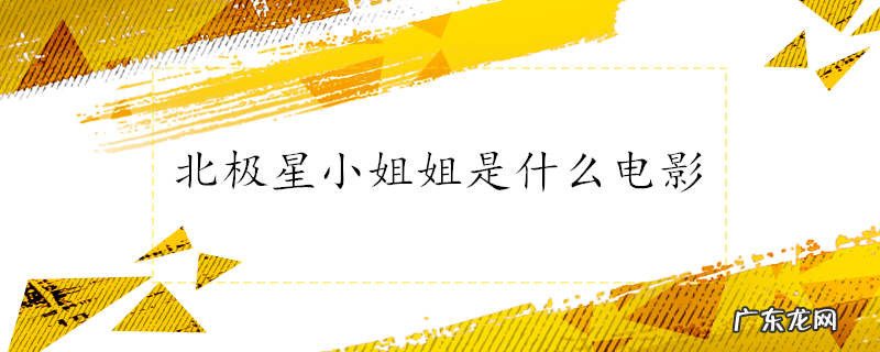 北极星小姐姐是什么电影