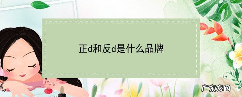 正d和反d是什么品牌