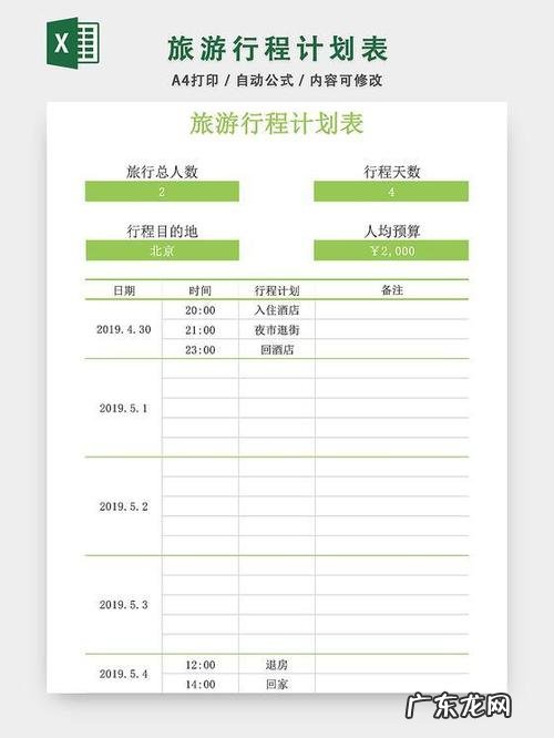 小学生自制旅游计划表：这个暑假我要去这些地方玩!