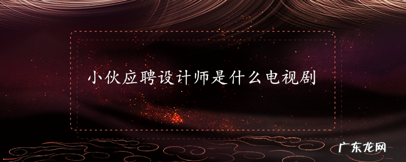 小伙应聘设计师是什么电视剧