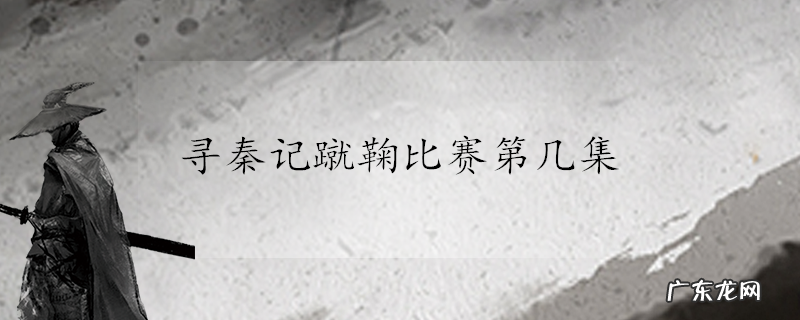 寻秦记蹴鞠比赛第几集