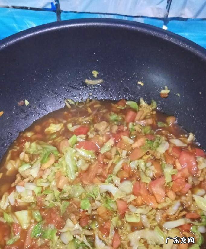 怎样做河南版包菜肉卤面