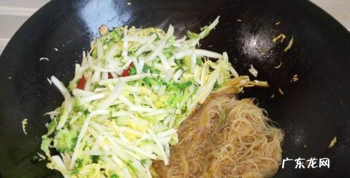大白菜炒粉丝的家常做法