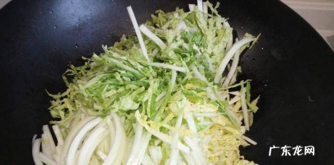 大白菜炒粉丝的家常做法
