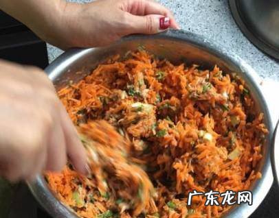 如何制作胡萝卜肉馅