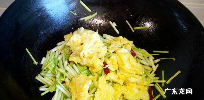韭黄炒鸡蛋的家常做法