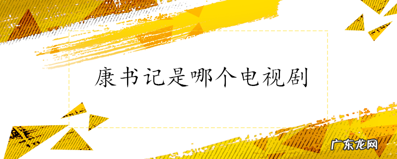 康书记是哪个电视剧