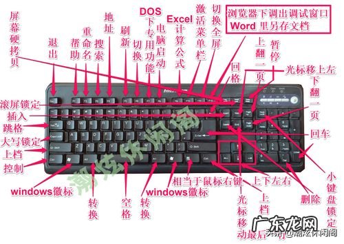 键盘上的各种键名称和功能,你知道几个呢?