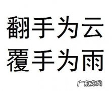 翻手为云的下一句