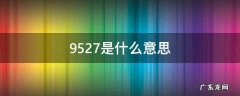 9527是什么意思