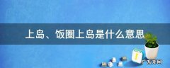 饭圈上岛是什么意思