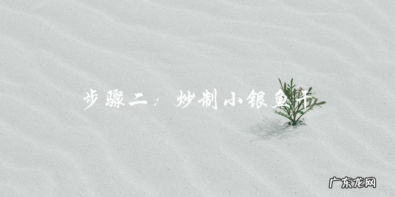 晒干的小银鱼干怎么做好吃