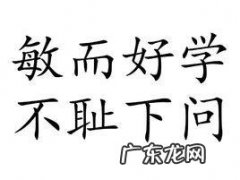 敏而好学的下一句