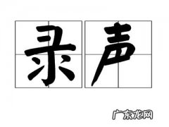 吱呀中怎么录制声音