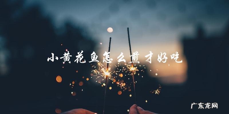 小黄花鱼煎法大教你如何煎出美味口感!