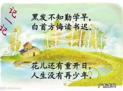 黑发不知勤学早的下一句