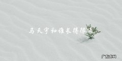 马天宇竟与哪位人物长得惊人相似？