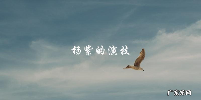 杨紫的长相太一般了，但她却成为了全网最火的女神？！