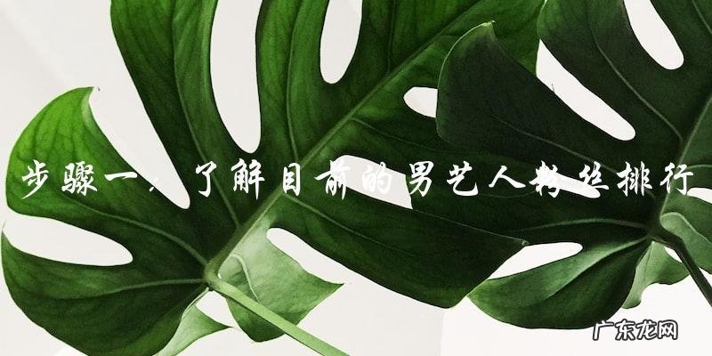 谁将成为2022年男艺人粉丝排行榜的第一?