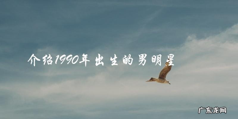 谁是1990年出生的男明星?